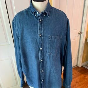 Men’s Denim long sleeve Shirt